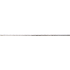 WHITE FABRIC COVERED "LEAD FREE" SAUSAGE BEAD WEIGHT, 144 YD