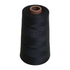 BLACK SPUN POLYESTER