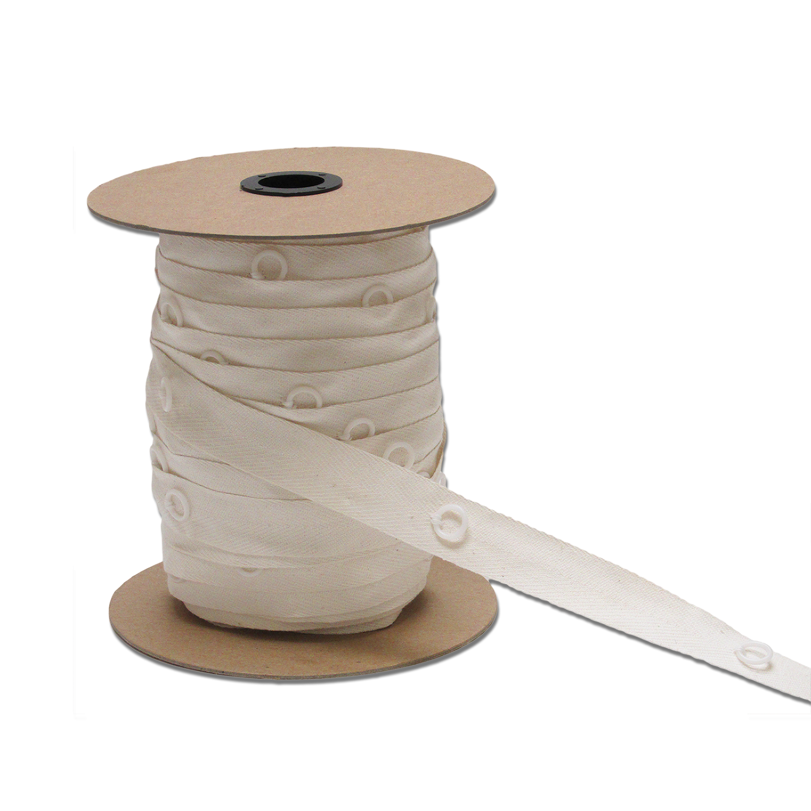 NATURAL ROMAN SHADE TAPE 1"WIDE 5" SPACING 72 YDS PER ROLL Drapery