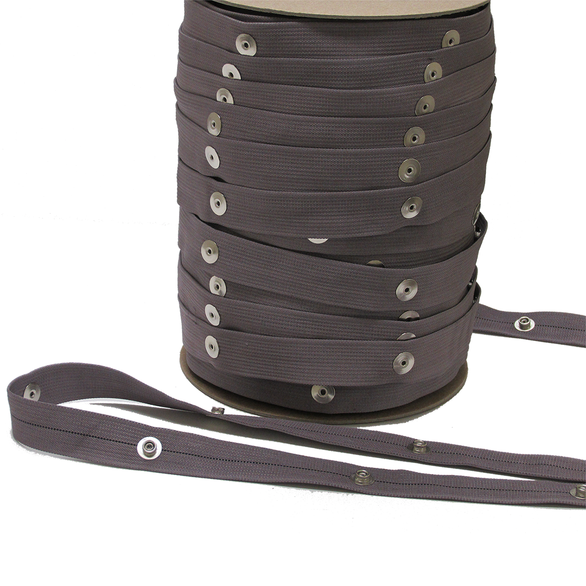 GREY RIPPLE FOLD SNAP TAPE 4 1/4" SPACING Drapery Supplies and