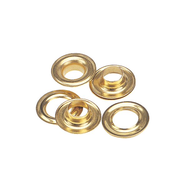 SIZE 3 7/16" BRASS PLATED GROMMETS AND WASHERS Drapery Supplies and