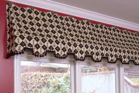 PATE MEADOWS DESIGN PATTERN--ERIN CURTAIN VALANCE - PATTERNS - DRAPERY ...