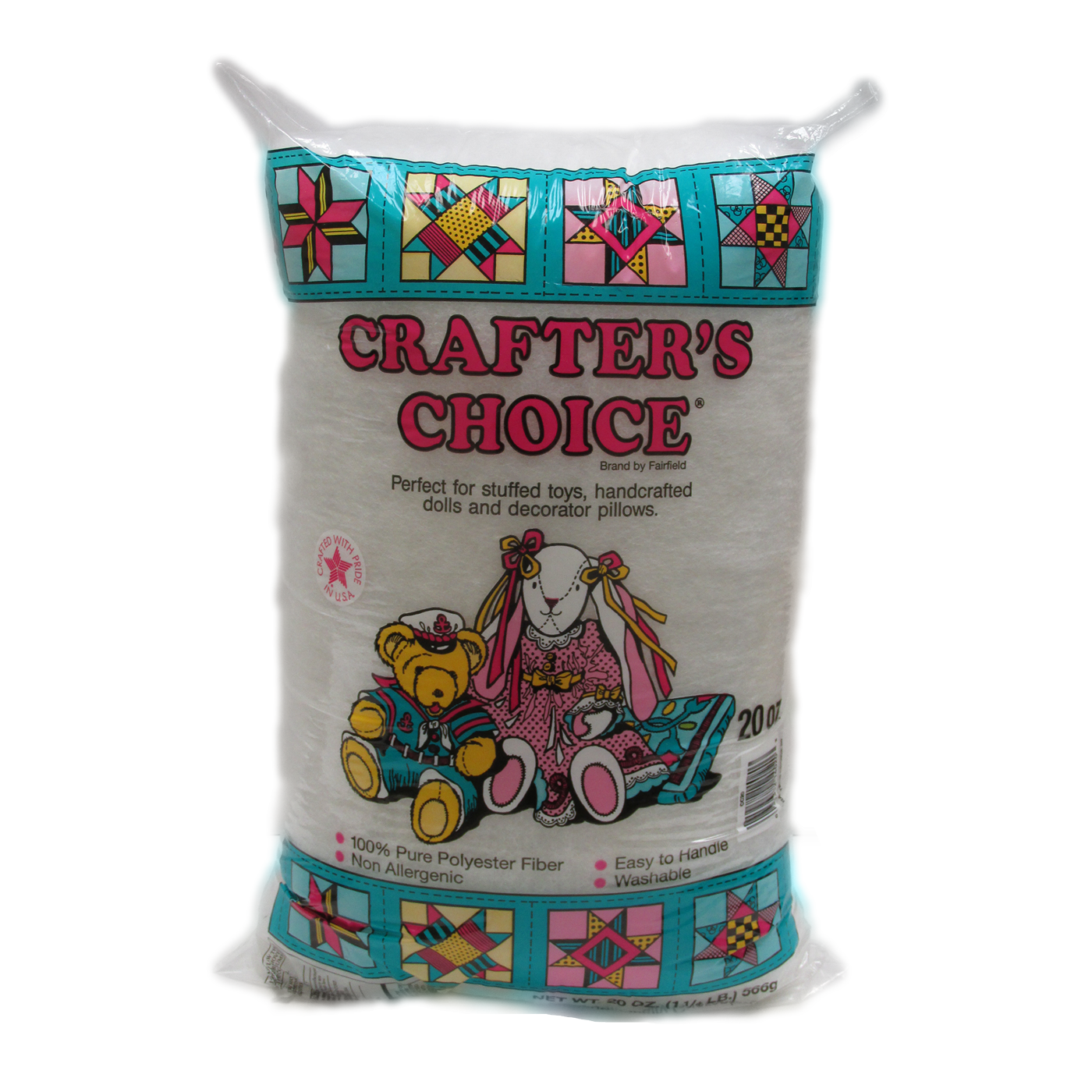 CRAFTER'S CHOICE® POLYESTER PILLOW STUFFING, 20 OZ.(1.25LBS) - PILLOWS - UPHOLSTERY SUPPLIES
